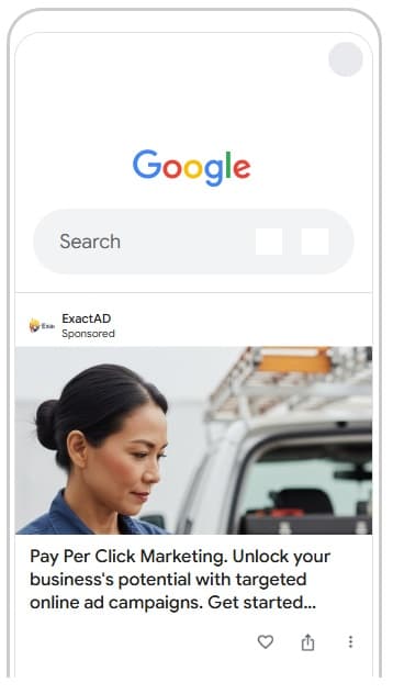 ExactAD | Discover ads example