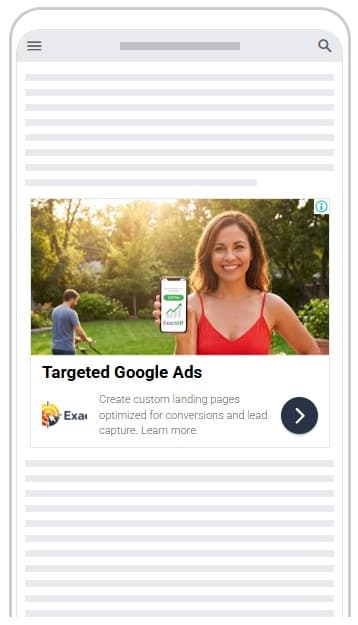 Google Display ads from ExactAD